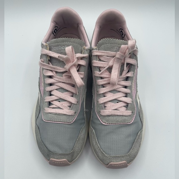 Reebok Womens Classic Leather Legacy AZ Gray Frost Berry Shoes Size 7.5 - Picture 5 of 8